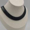 ατσάλινο κολιέ στυλ choker μακρύ stainless steel jewels Ίλιον ατσάλινα κοσμήματα