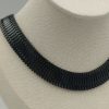 ατσάλινο κολιέ στυλ choker μακρύ stainless steel jewels Ίλιον ατσάλια κοσμήματα