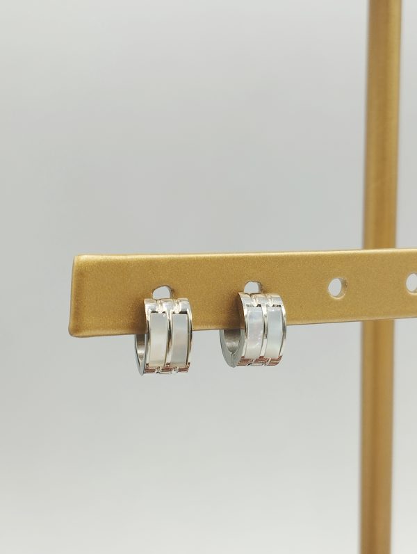 stainless steel earrings ατσάλινοι κρίκοι μικροί κοσμήματα είδη δώρου αξεσουάρ Ίλιον