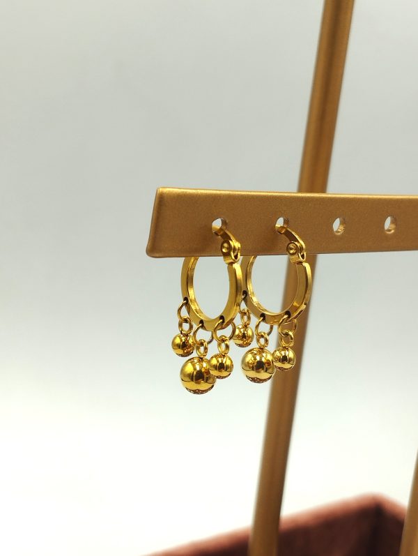 ατσάλινα σκουλαρίκια stainless steel earrings stainless steel jewels κοσμήματα αξεσουάρ Ίλιον