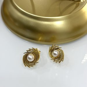 ατσαλινα vintage σκουλαρίκια με κλιπ cprcollection